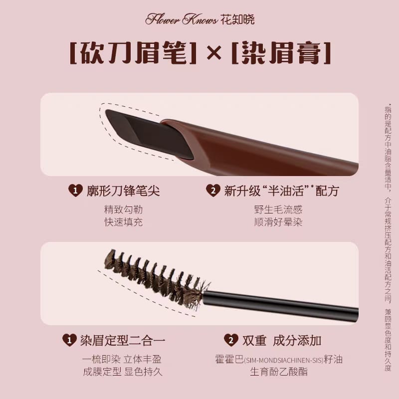 Flower Knows Sweet Bear Brow Kit - Volumizing Mascara and Eyebrow Pencil