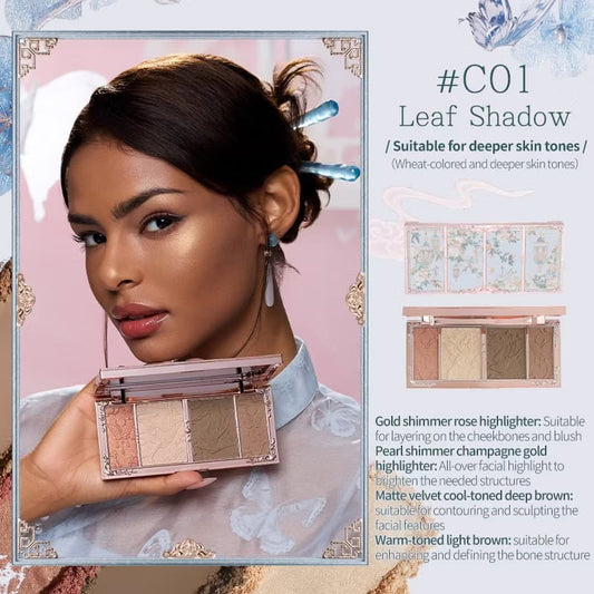 Flower Knows Butterfly Cloud Collar Collection Embossed Highlight & Contour Palette – 16g