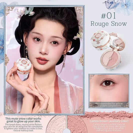 Flower Knows Butterfly Cloud Collar Collection Highlight & Blush Duo Powder – 6g