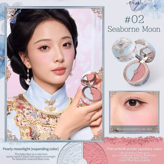 Flower Knows Butterfly Cloud Collar Collection Highlight & Blush Duo Powder – 6g