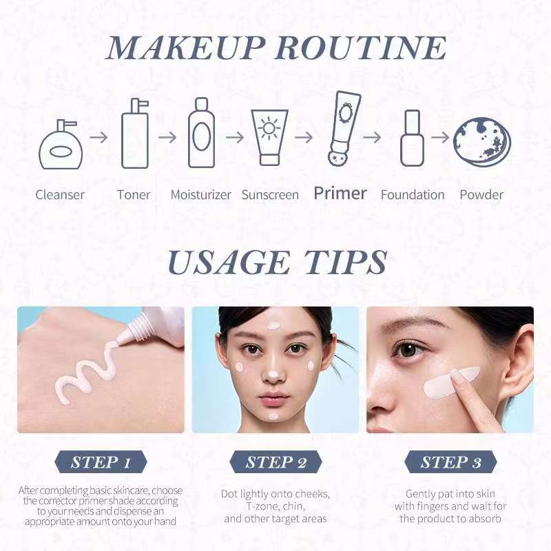 Flower Knows Shell's Jewel Collection Primer Pembetulan Warna 45g