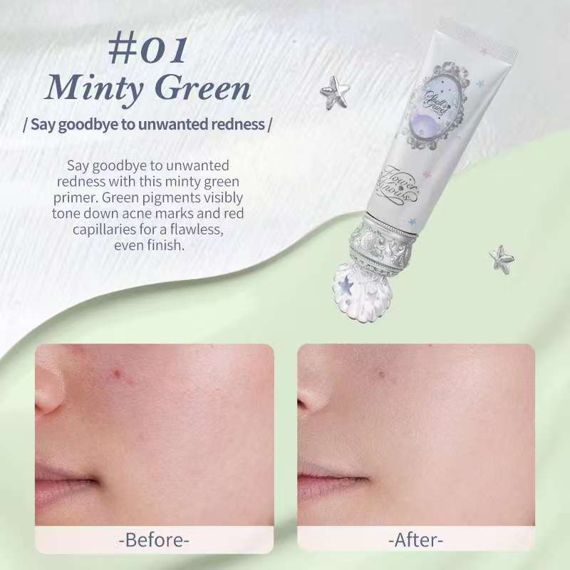Flower Knows Shell's Jewel Collection Primer Pembetulan Warna 45g
