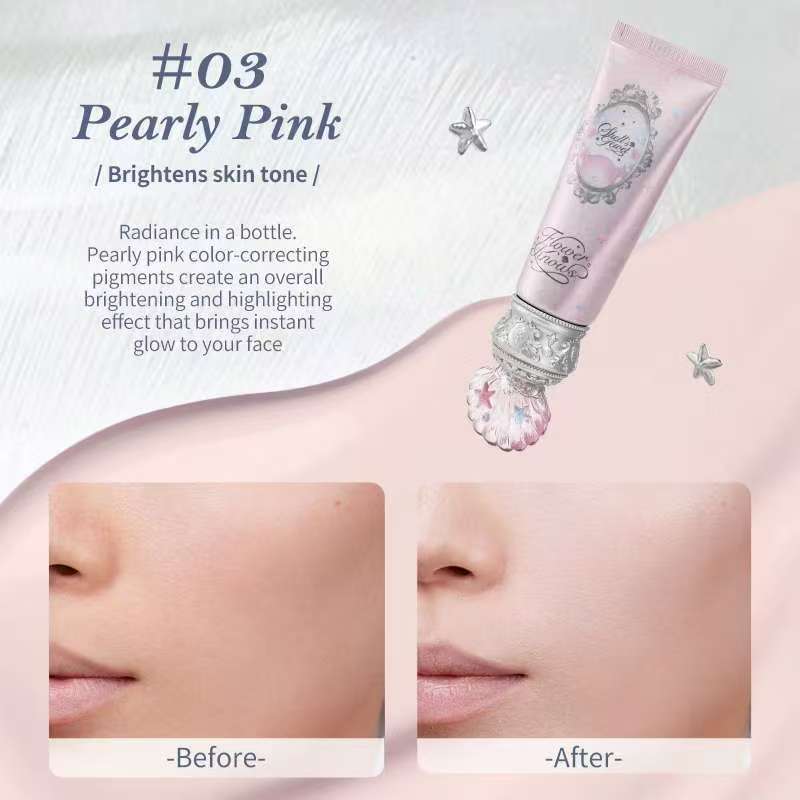 Flower Knows Shell's Jewel Collection Primer Pembetulan Warna 45g