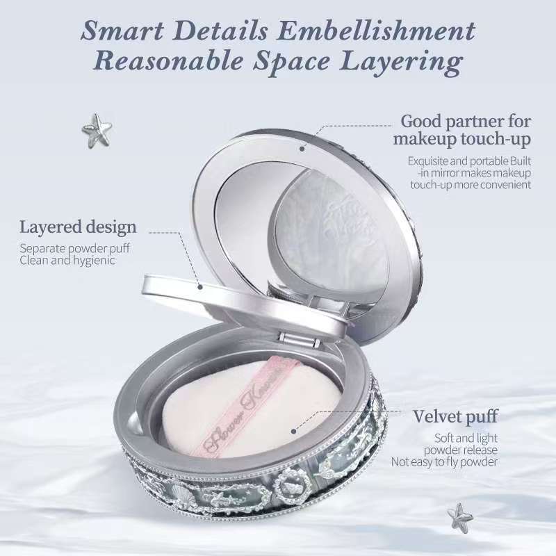 Flower Knows Shell Pearl Collection Color-Mixing Blush