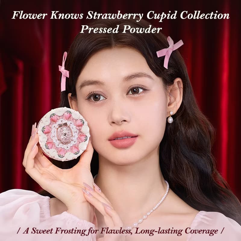Flower Knows 草莓丘比特系列粉餅 | 9.5克