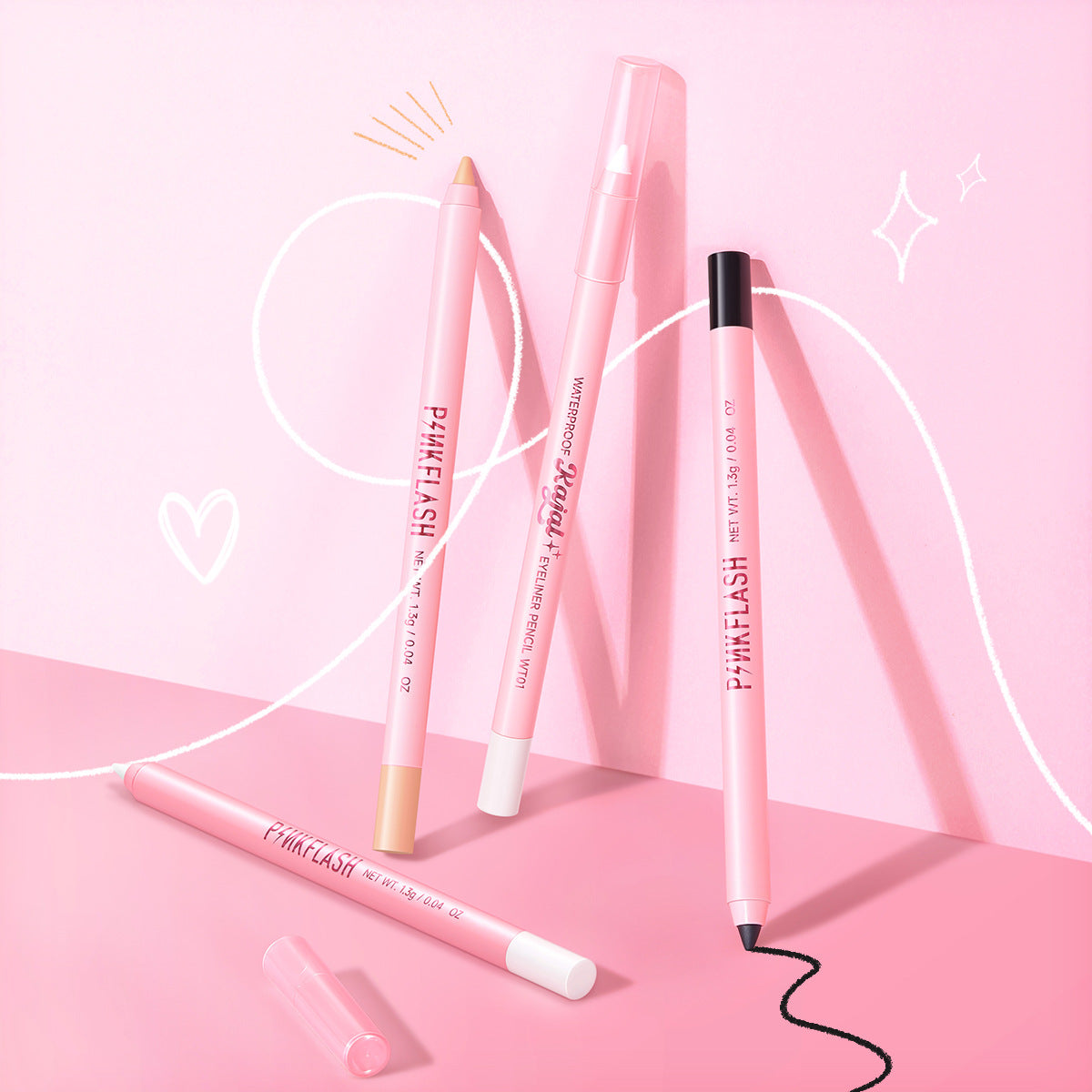 PINKFLASH Waterproof Gel Eyeliner Pencil