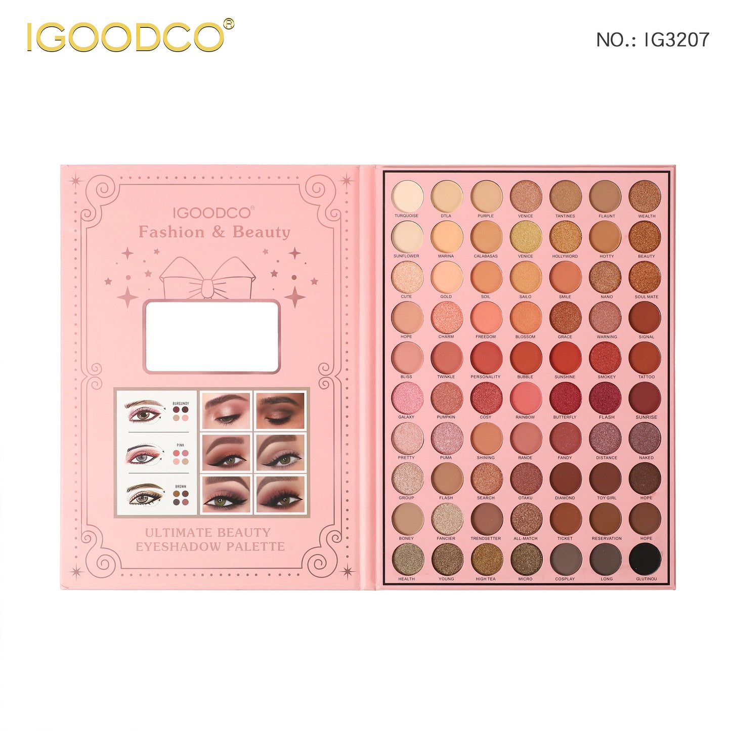 IGOODCO 70-Color Eyeshadow Palette
