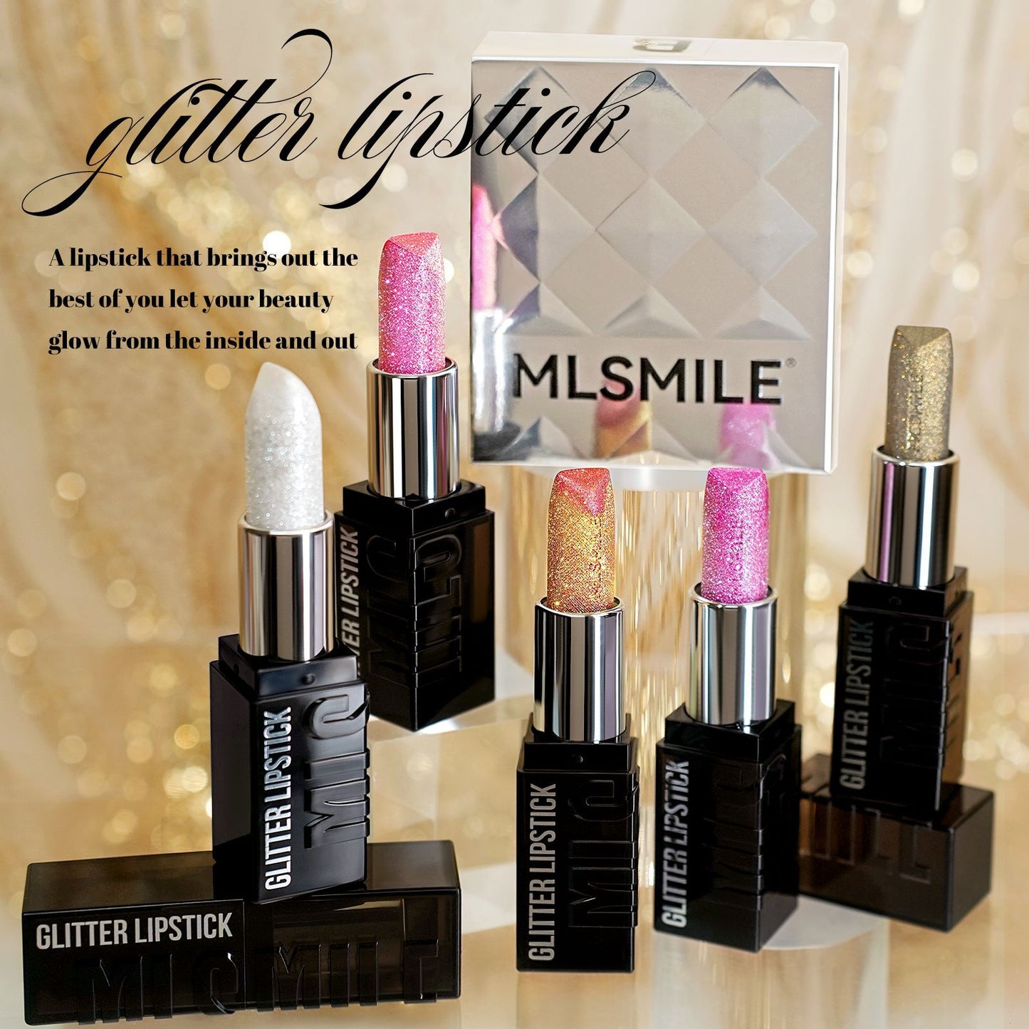 MLSMILE 3-Piece Lipstick Set