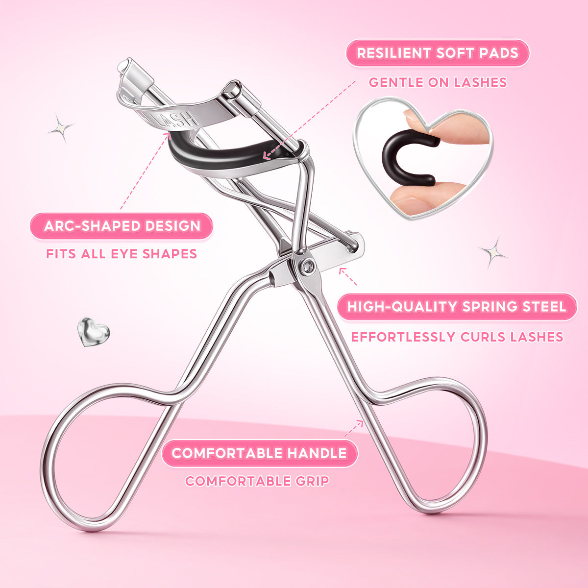 PINKFLASH Professional Eyelash Curler