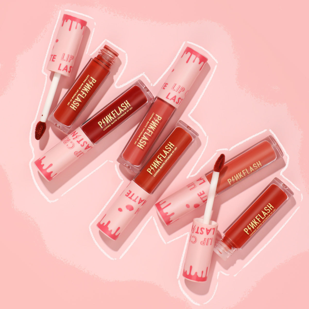 PINKFLASH High-Pigment Matte Liquid Lipstick