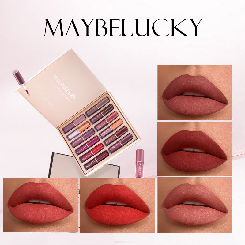 MAYBELUCKY 12-Piece Lip Gloss Book Set