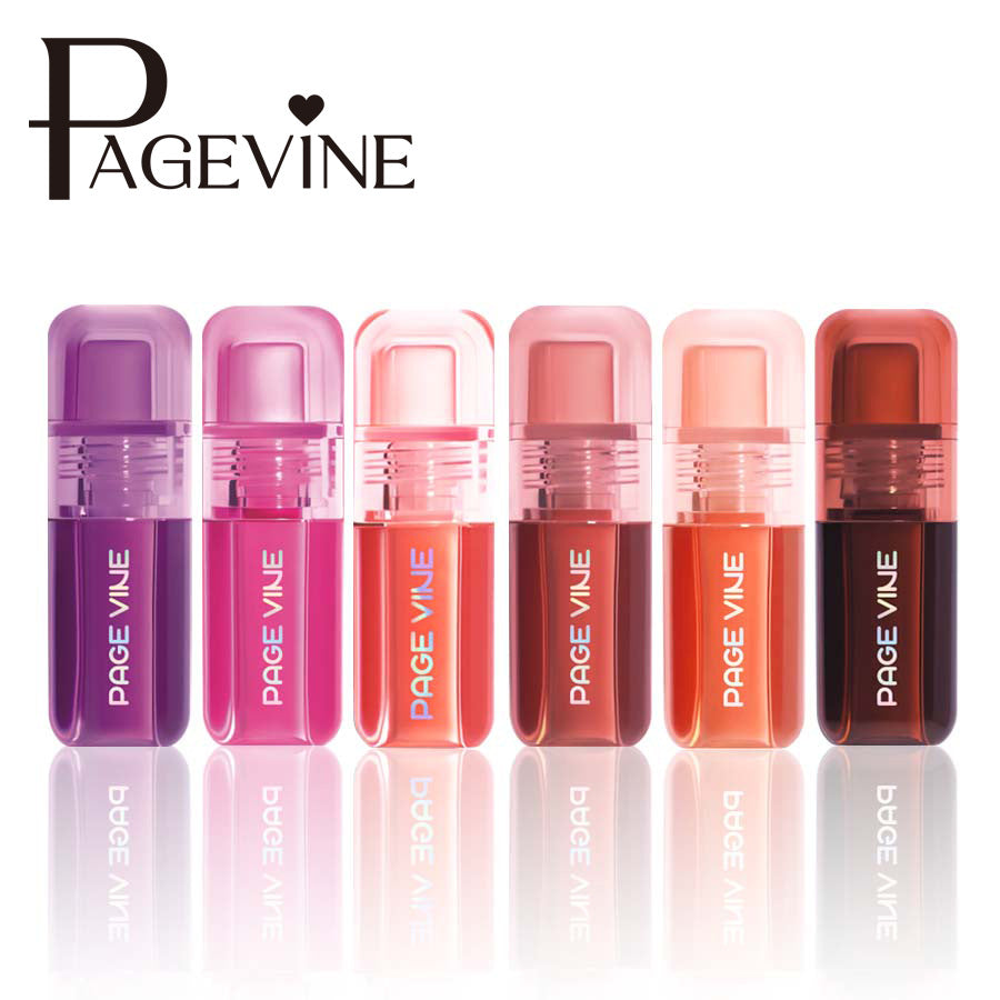 PAGE VINE Flush & Glow All-in-One Liquid Blush Highlighter & Lip Tint