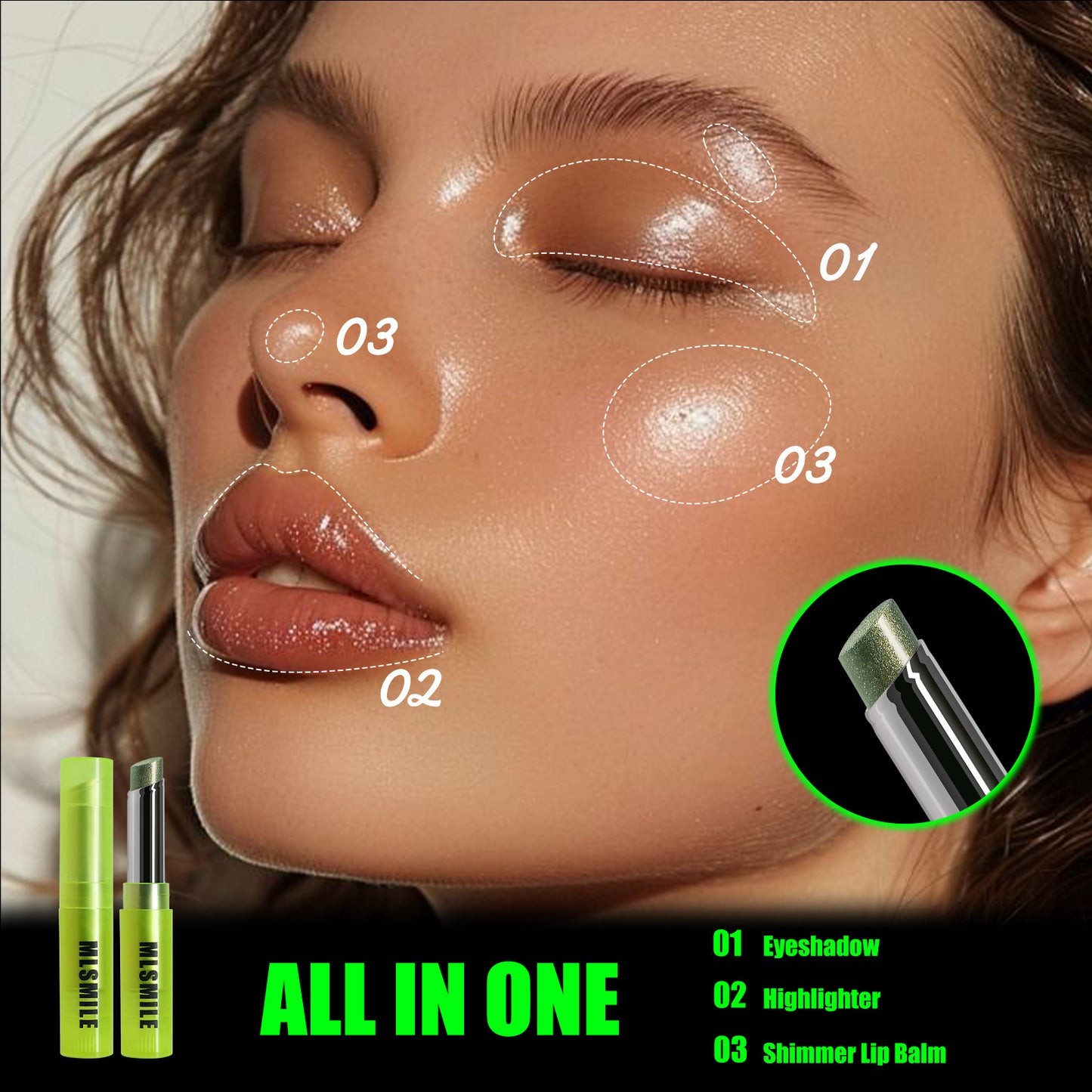 MLSMILE Jelly Highlighter Stick