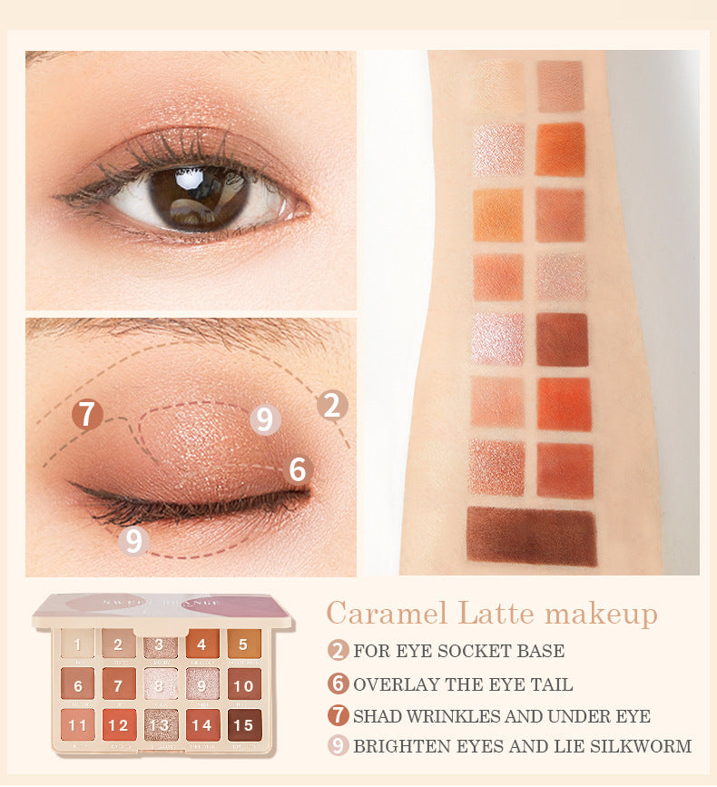 Pudaier 15-Color Eyeshadow Palette