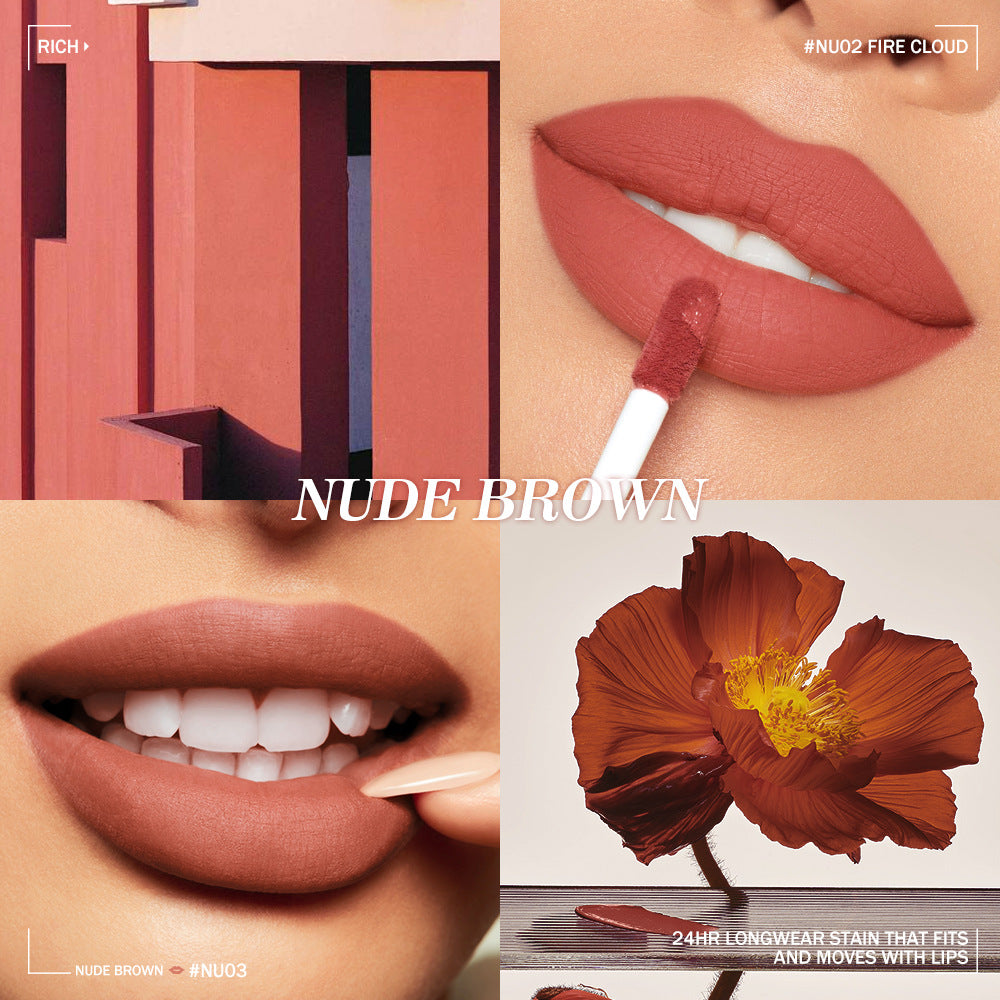 O.TWO.O Silky Soft Matte Lip Glaze