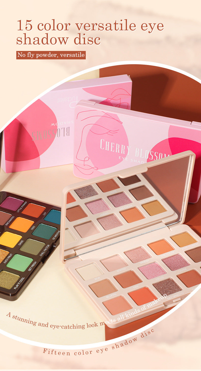 Pudaier 15-Color Eyeshadow Palette