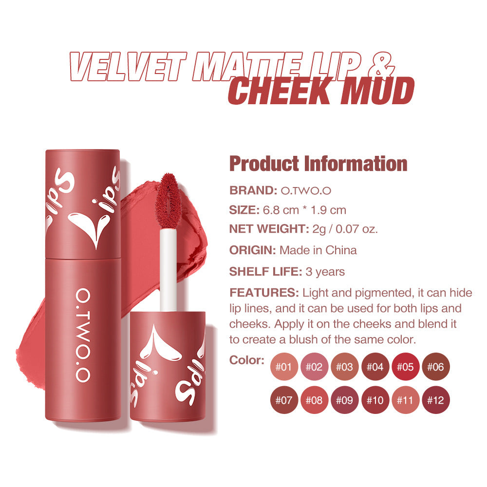 O.TWO.O Velvet Lip Mud