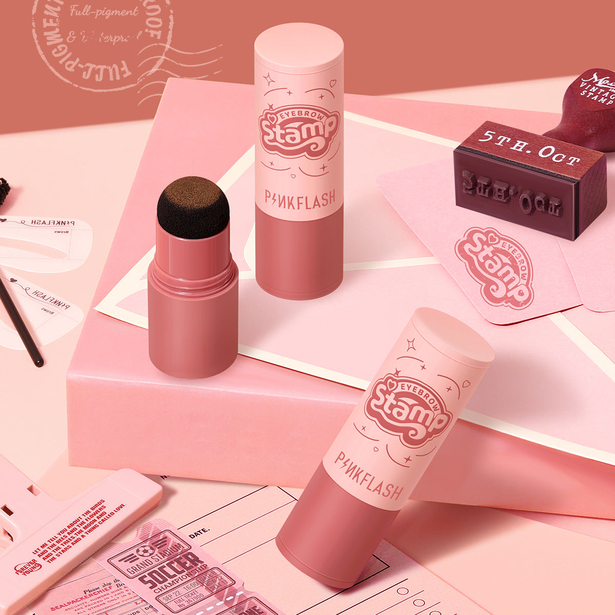 PINKFLASH 2-in-1 Hairline Powder & Brow Powder