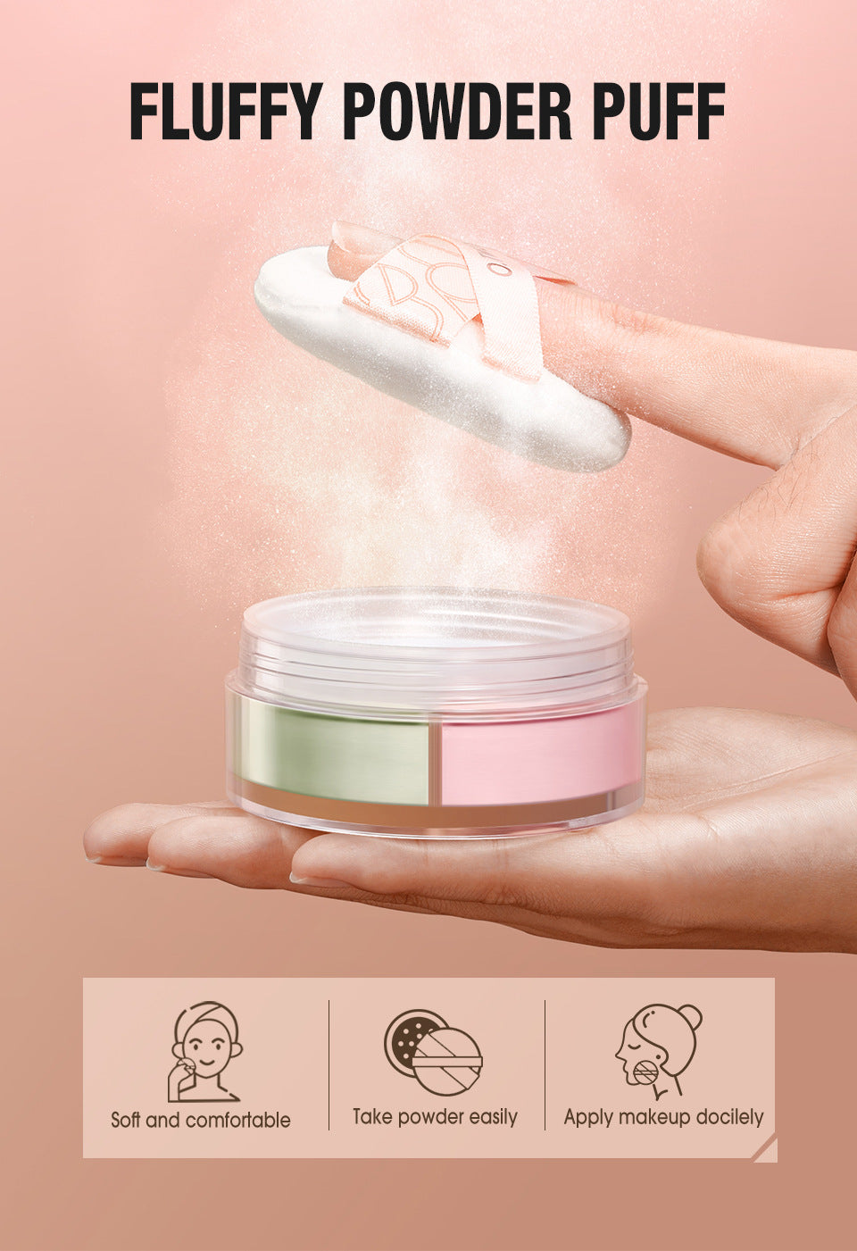 O.TWO.O 3-Color Loose Setting Powder
