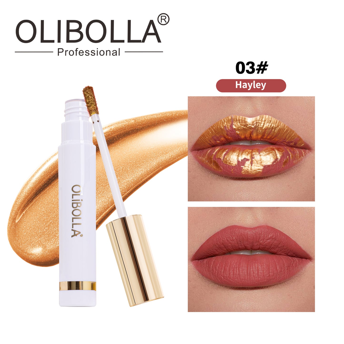 OLIBOLLA Turn Heads with Every Peel – 24K Gold Peel-Off Lip Mask 💋✨