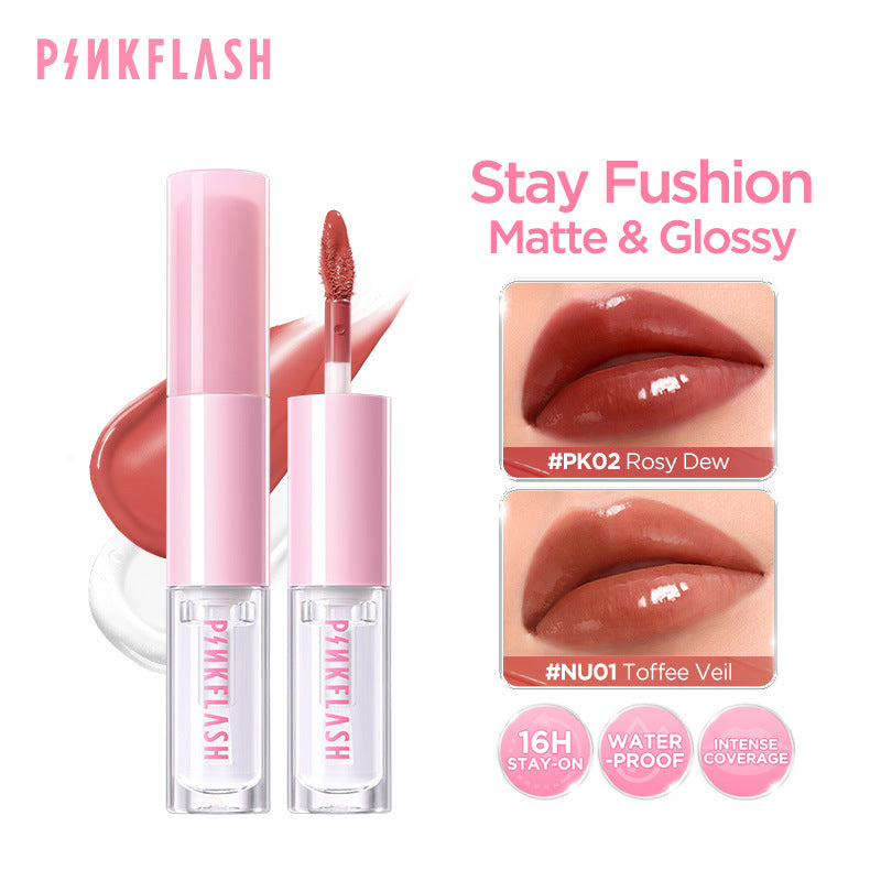 PINKFLASH Dual-Ended Matte Lip Stain & Glossy Lip Lacquer