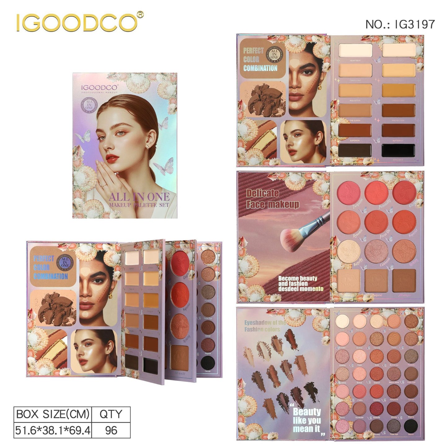 IGOODCO 59-Color Matte Eyeshadow Palette
