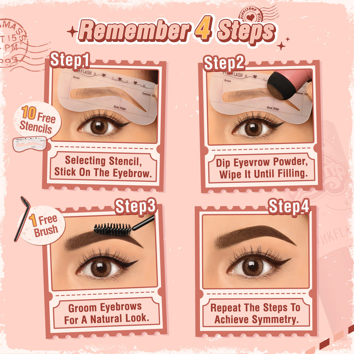 PINKFLASH 2-in-1 Hairline Powder & Brow Powder