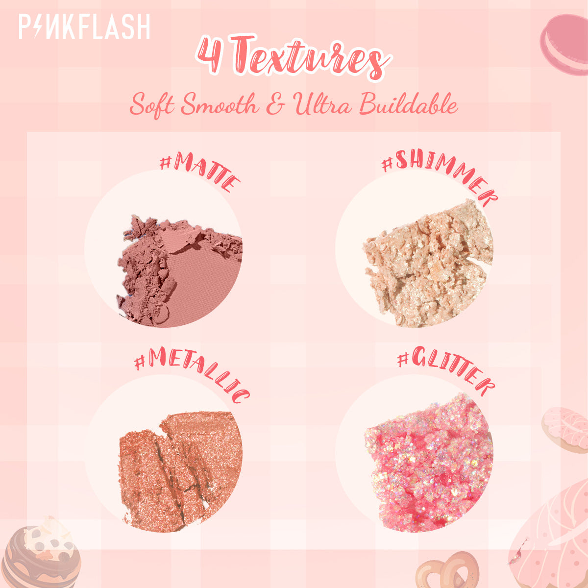 PINKFLASH 12-Color Eyeshadow Palette