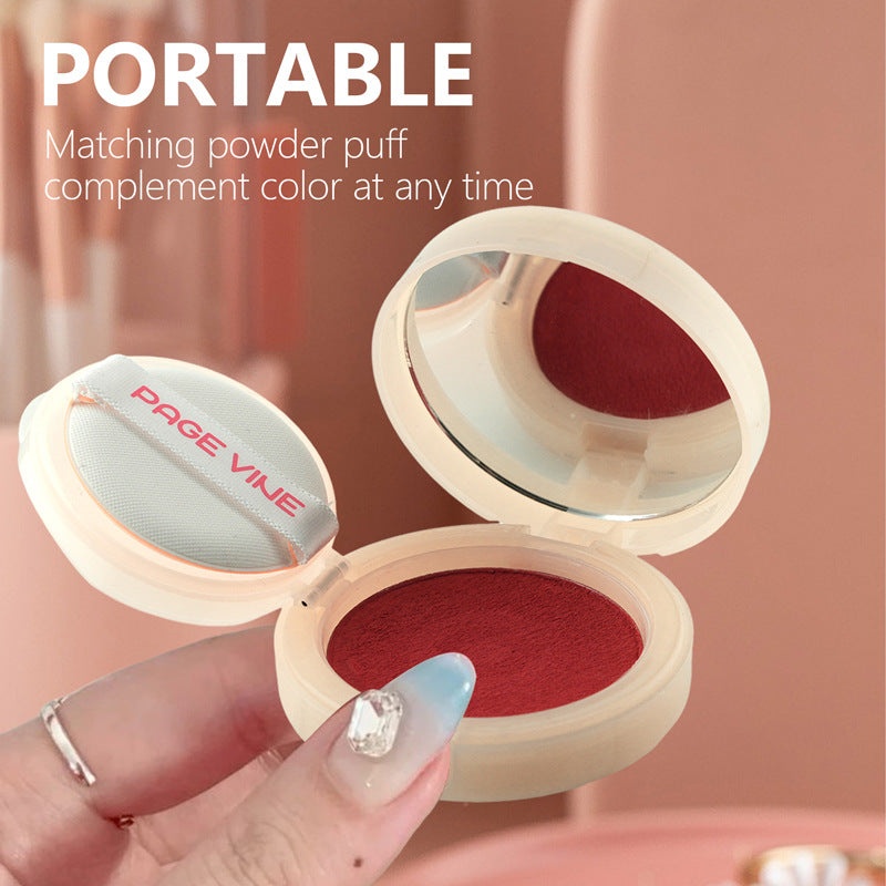 PAGE VINE Cream Blush Compact with Refill