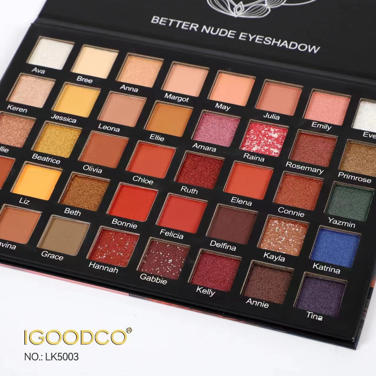 IGOODCO 40-Color Cartoon-Themed Eyeshadow Palette