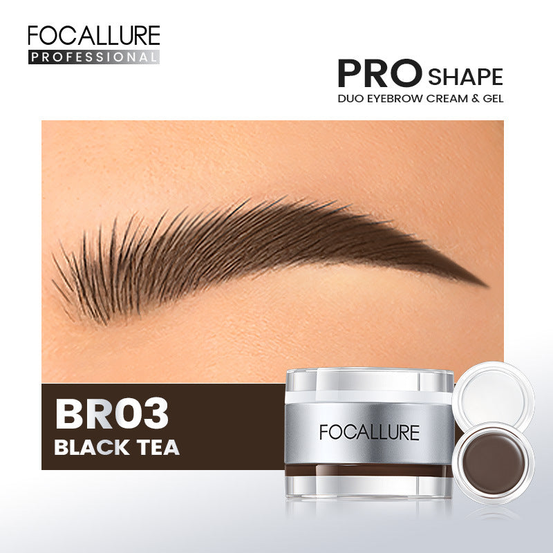 FOCALLURE 2-in-1 Brow Pomade & Setting Gel