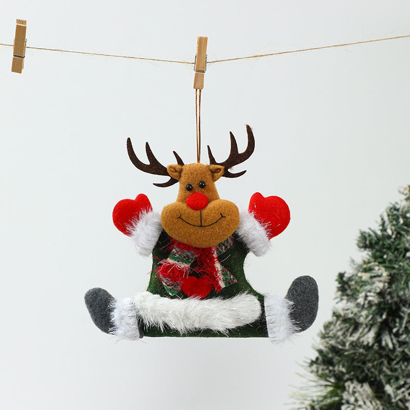 New Christmas Fabric Hanging Ornaments