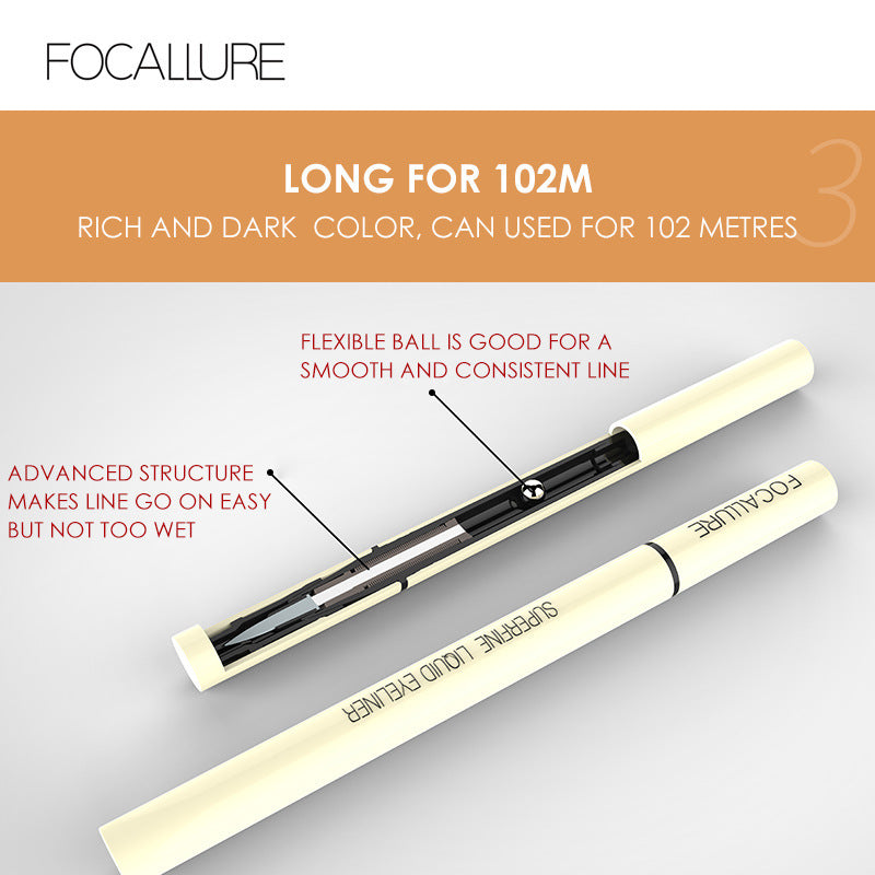 FOCALLURE Quick-Dry Long-Lasting Liquid Eyeliner Pen