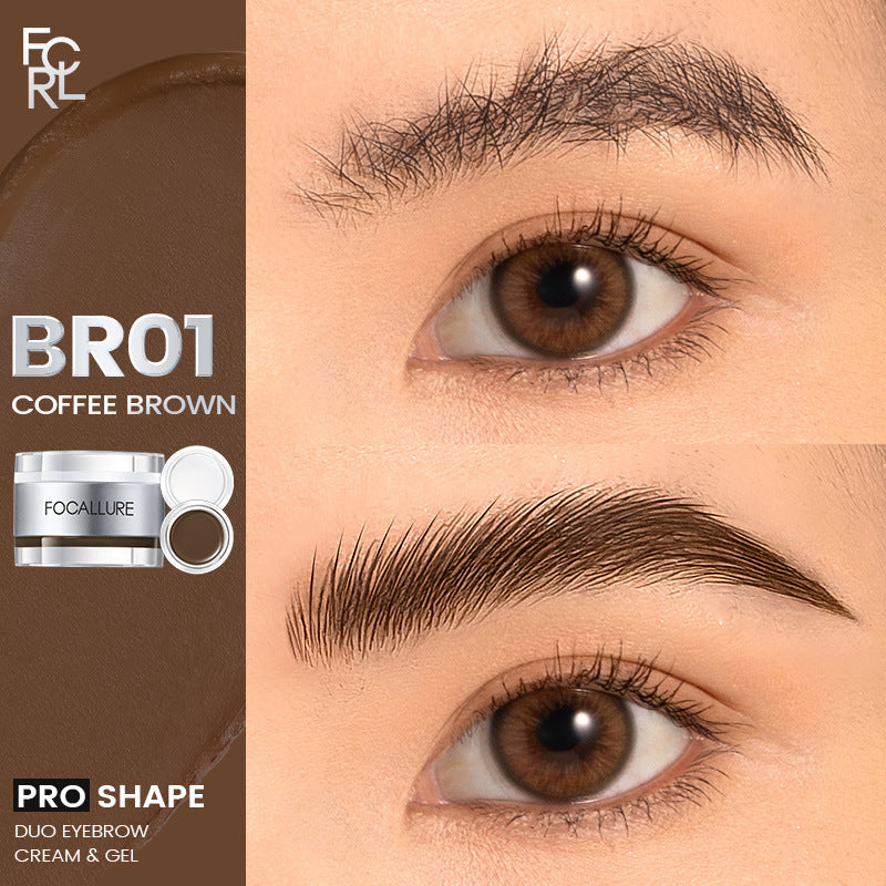 FOCALLURE 2-in-1 Brow Pomade & Setting Gel