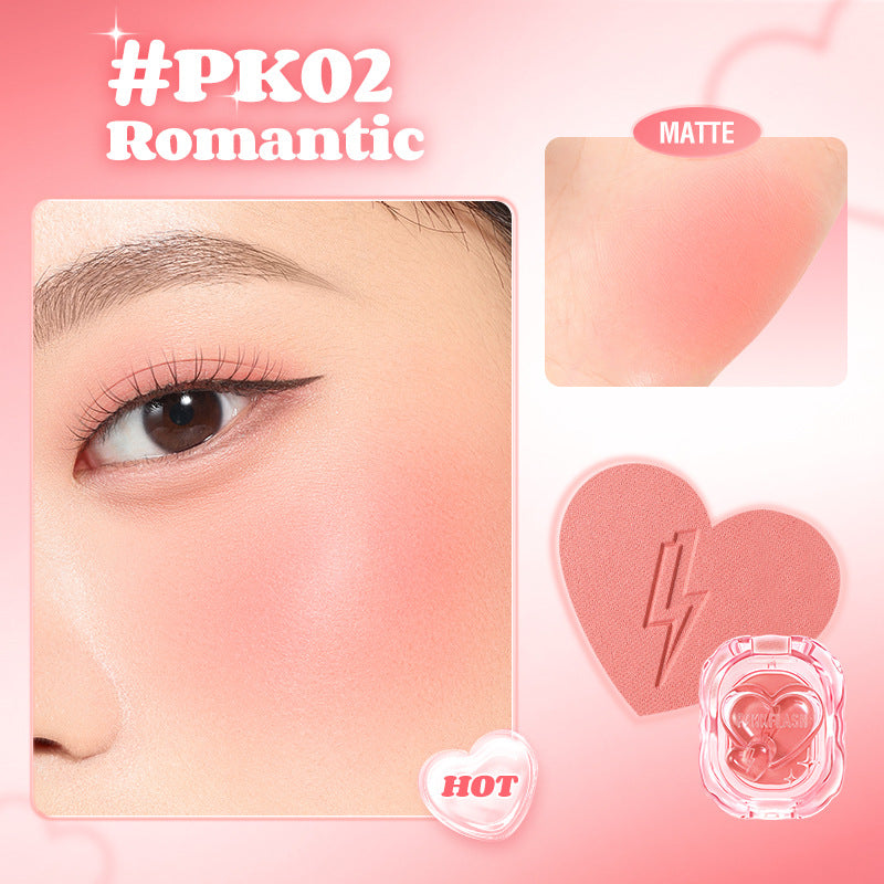 PINKFLASH Soft Pink Contour & Blush Palette