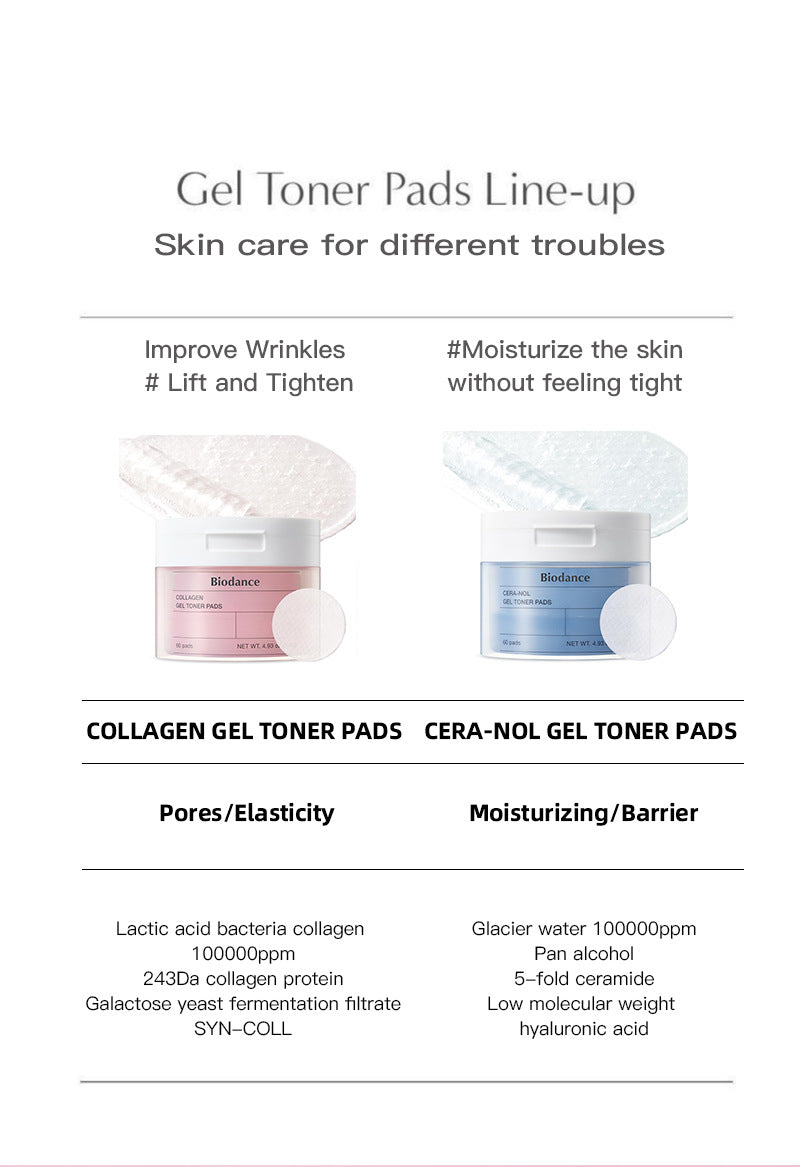 BIODANCE Cera-nol Gel Toner Pads