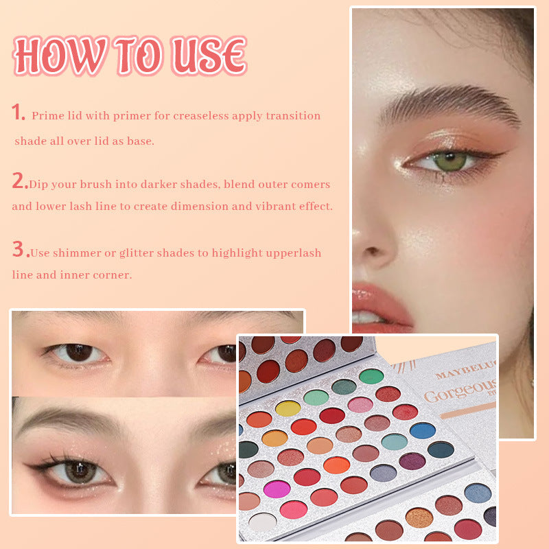 MAYBELUCKY 63-Color Eyeshadow Palette