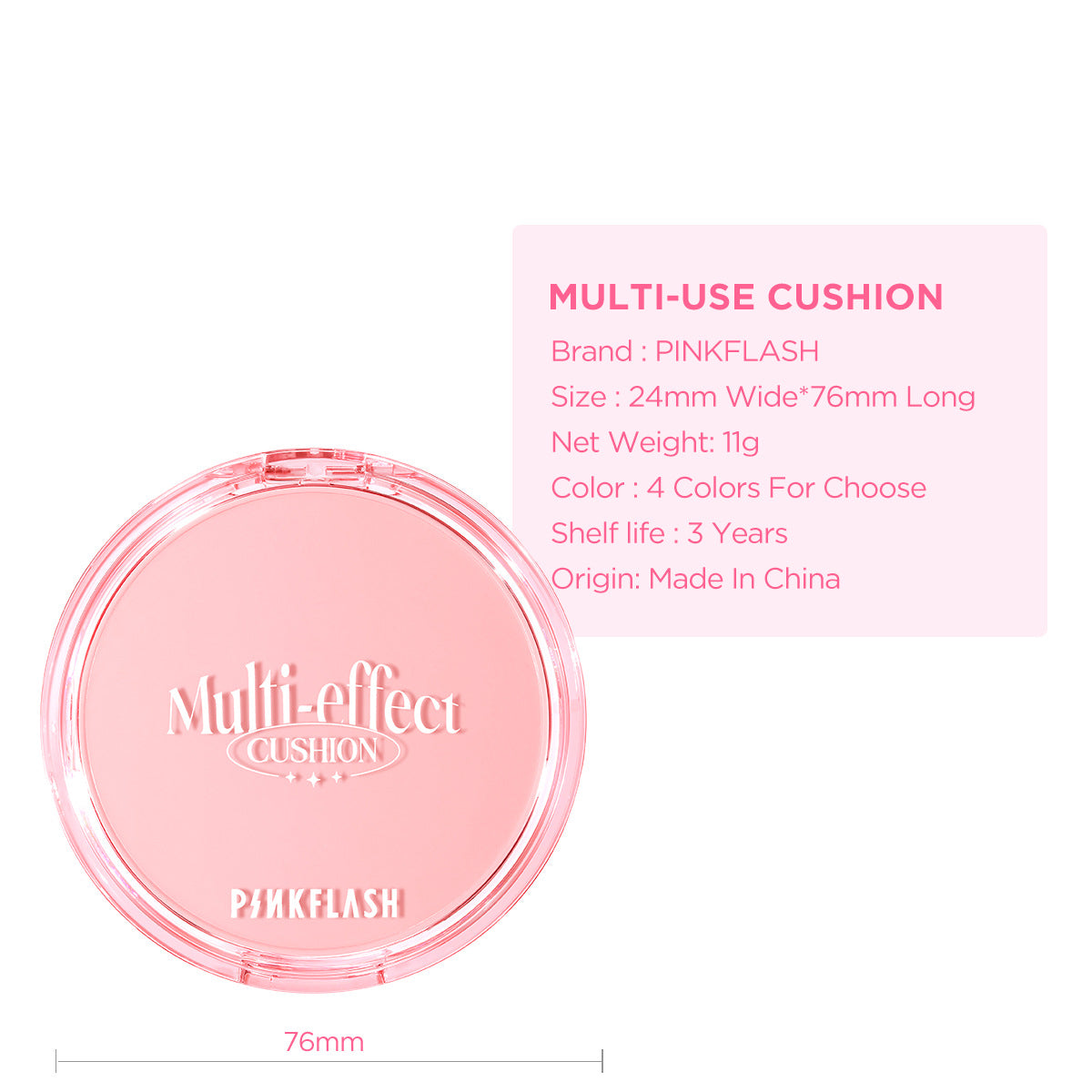 PINKFLASH Nude Feel Multi-Coverage Cushion Concealer