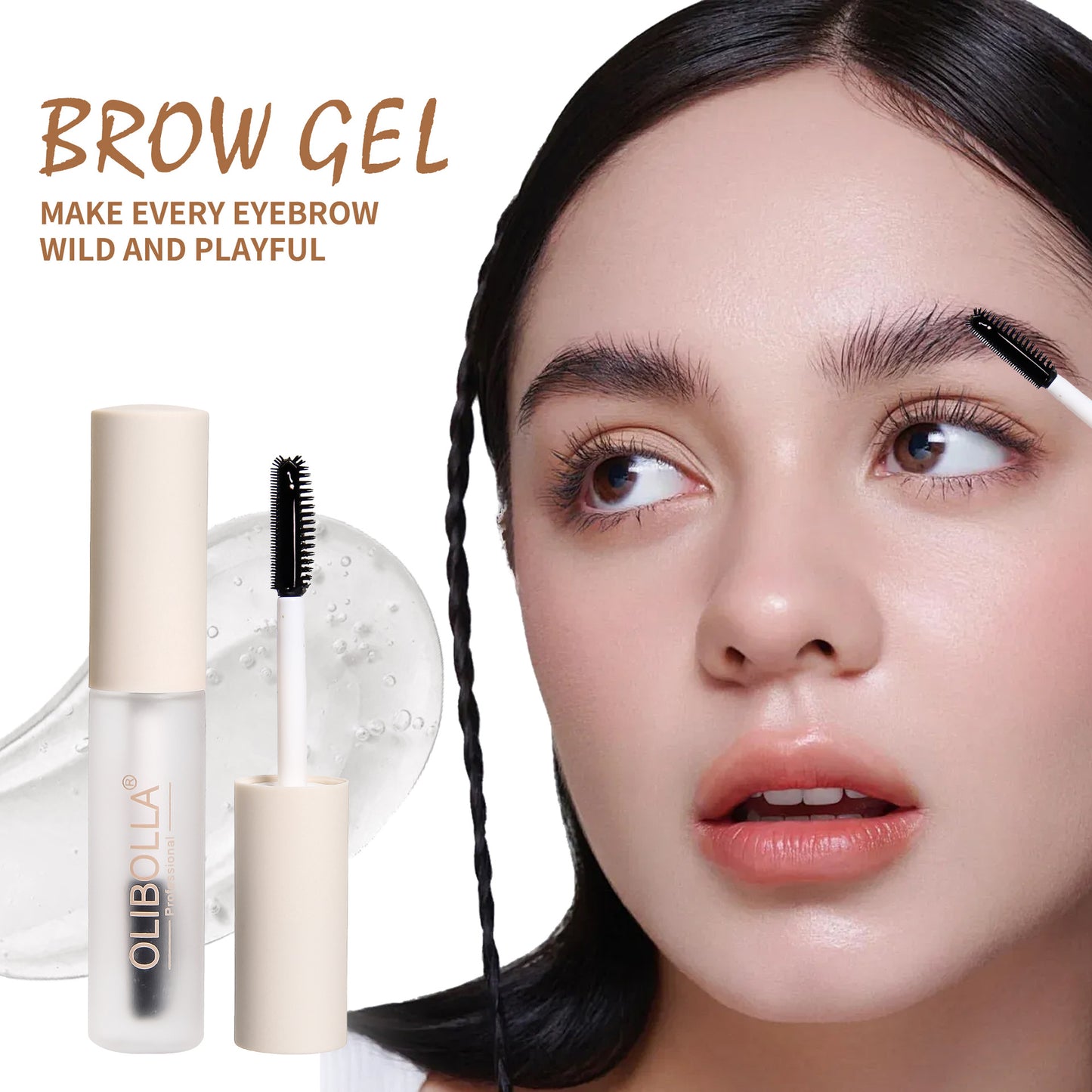 OLIBOLLA Clear Waterproof Brow Gel