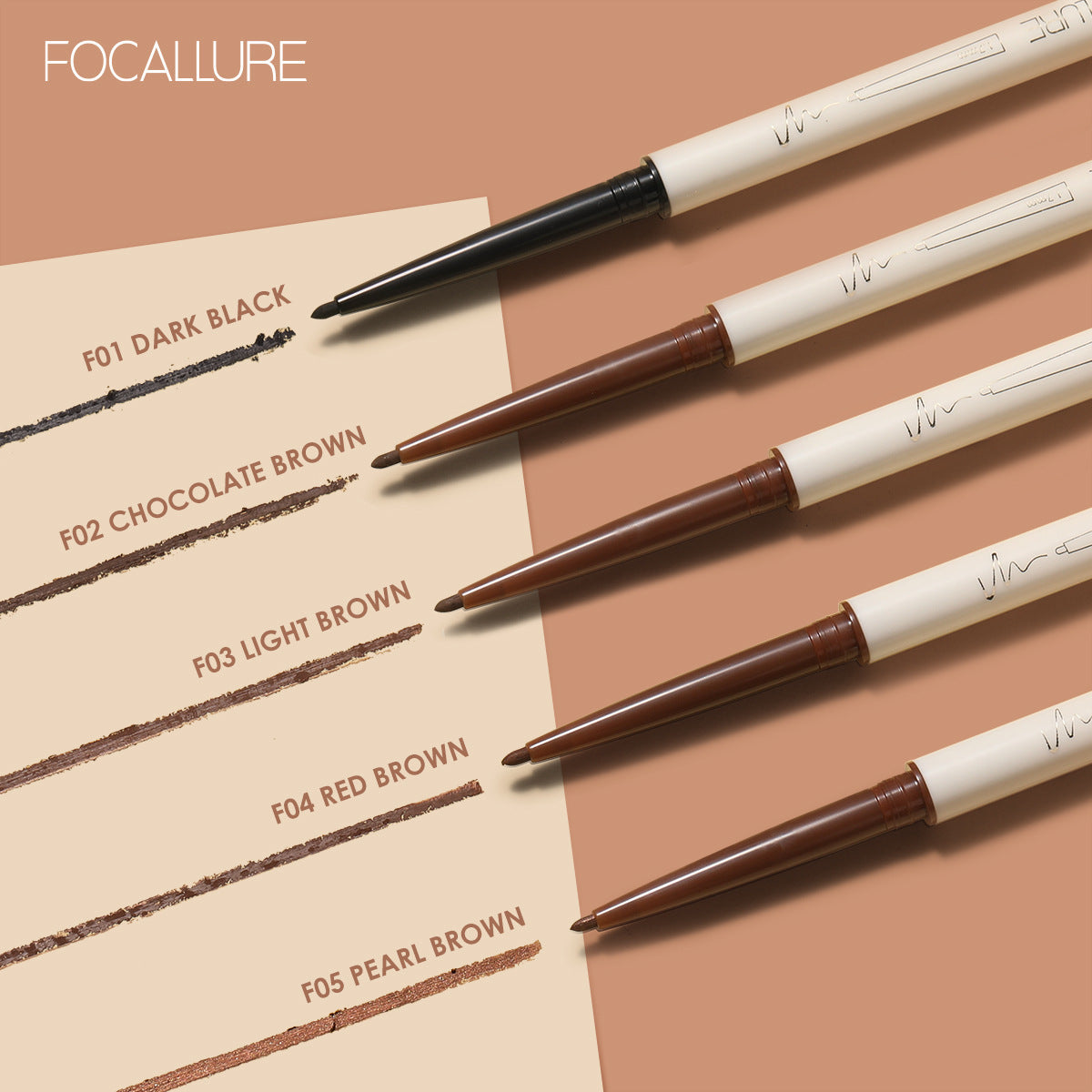 FOCALLURE Waterproof Gel Eyeliner Pencil