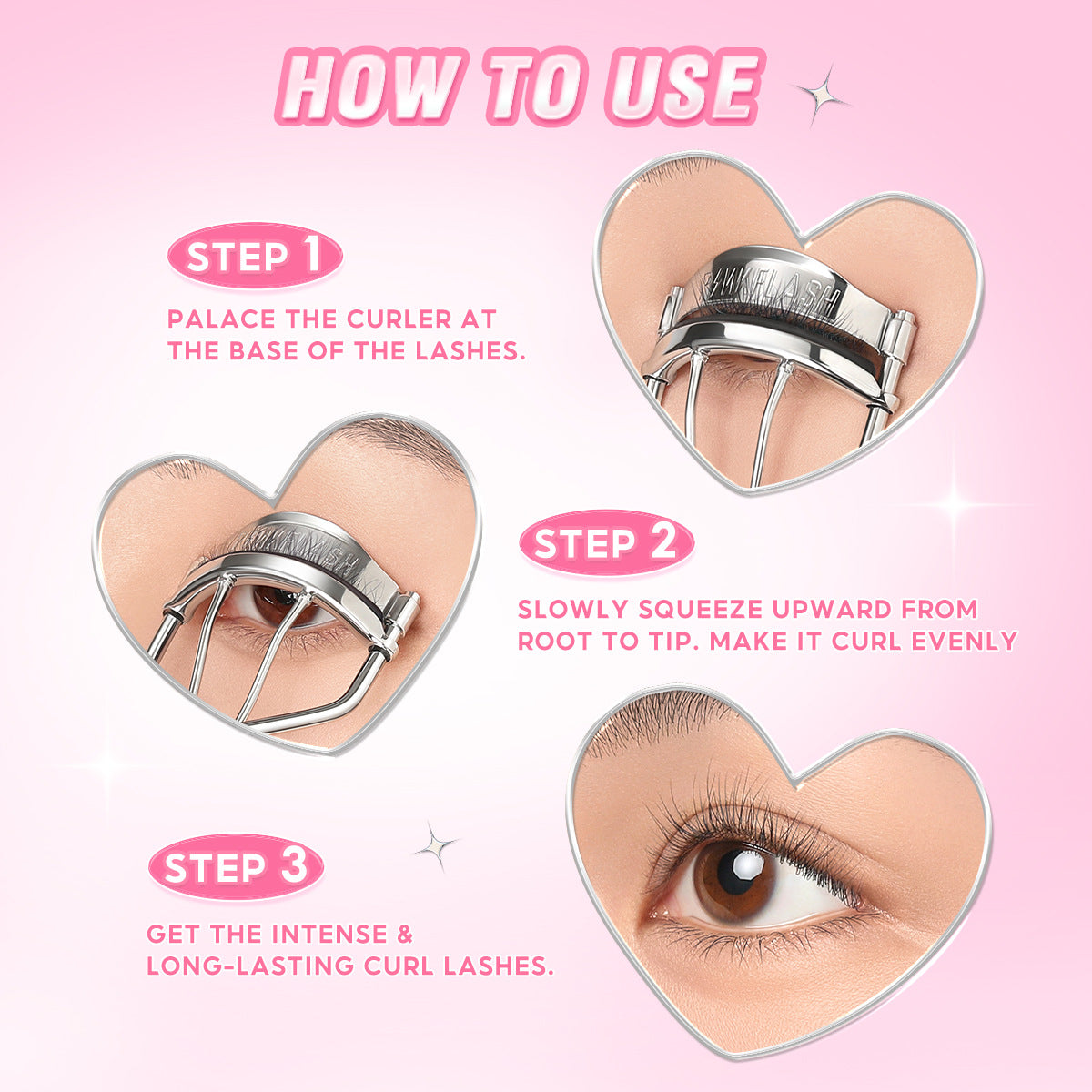 PINKFLASH Professional Eyelash Curler