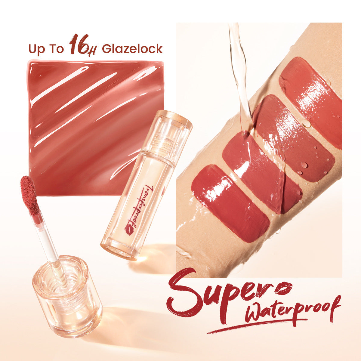 FOCALLURE Glassy Transfer-Proof Lip Gloss