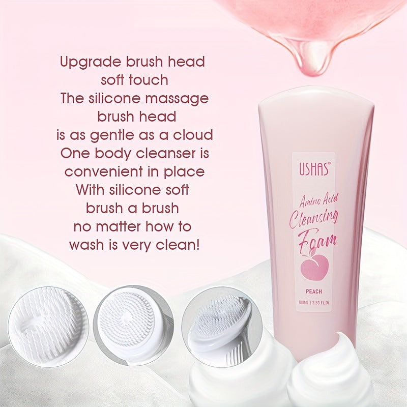 USHAS Peach Hydrating Facial Cleanser