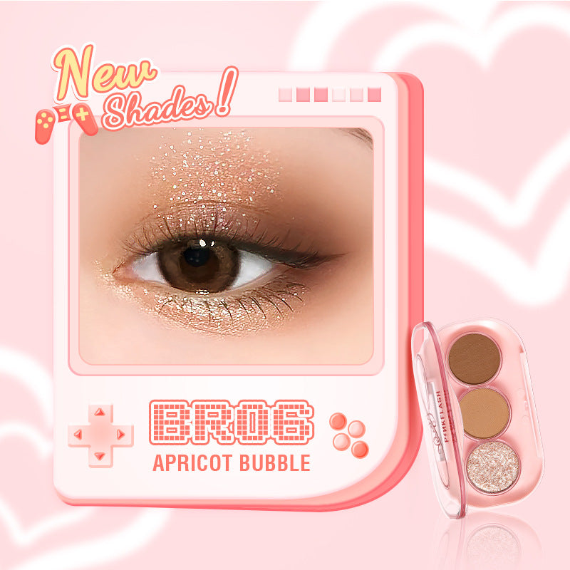 PINKFLASH 3-Color Girly Eyeshadow Palette