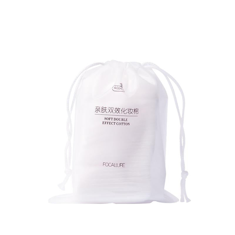 FOCALLURE Ultra-Soft Facial Cotton Pads (40pcs)