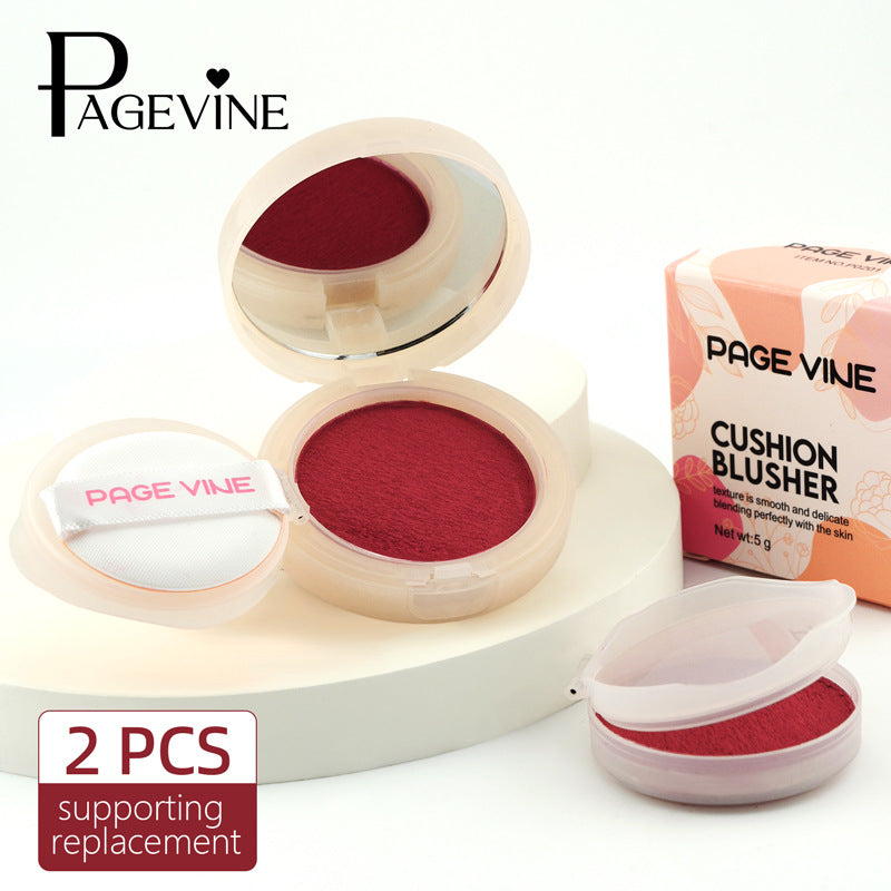 PAGE VINE Cream Blush Compact with Refill