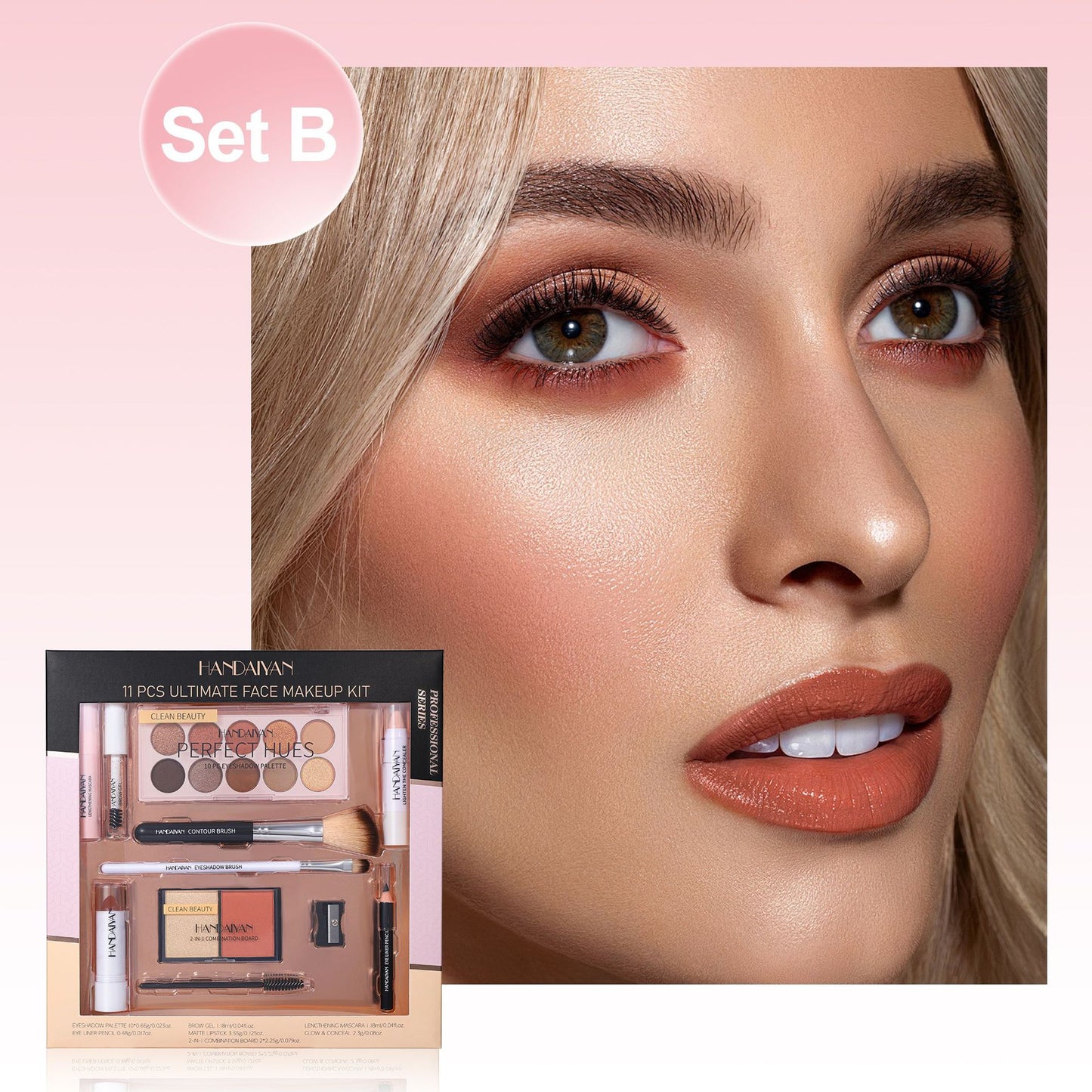 HANDAIYAN 11-Piece Makeup Kit