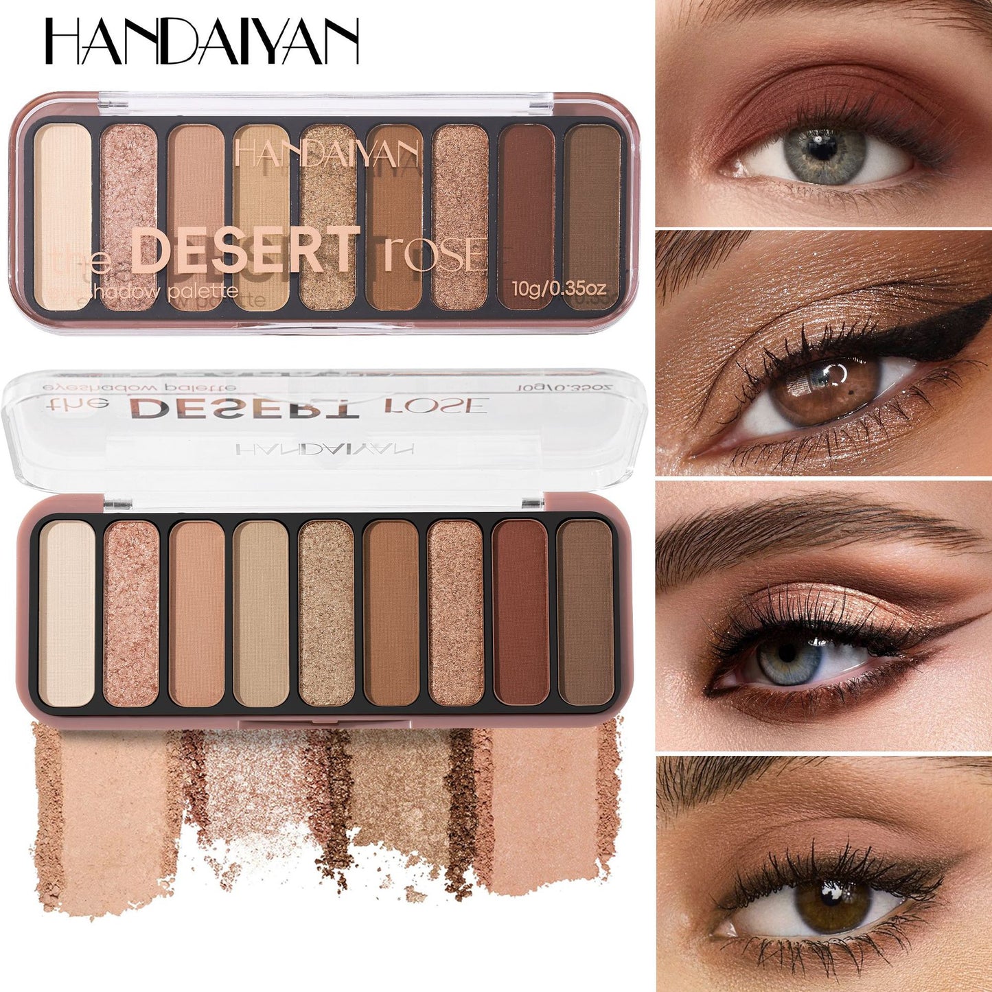HANDAIYAN 9-Color All-Matte Eyeshadow Palette