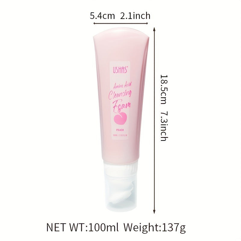 USHAS Peach Hydrating Facial Cleanser