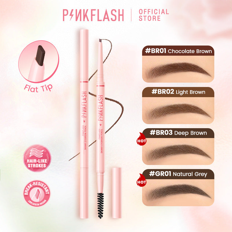PINKFLASH Ultra-Slim Retractable Brow Pencil